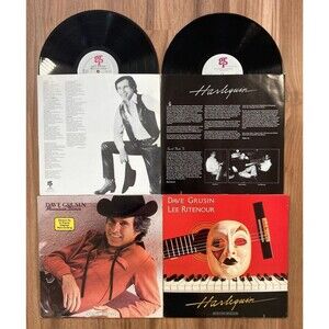 Dave Grusin/Lee Ritenour Vinyl LP Lot Set Of 2 • Harlequin, Mountain Dance